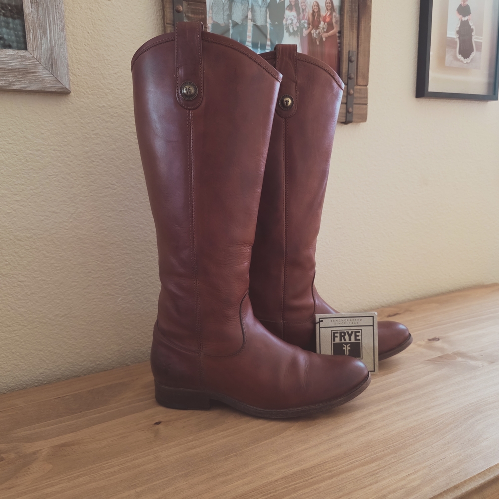 Frye Melissa Button Boots - Size 7.5 - Women's Leather Boots